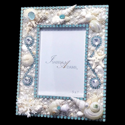 Isabella Adams 5 X 7 Pacific Opal Sea Life Picture Frame