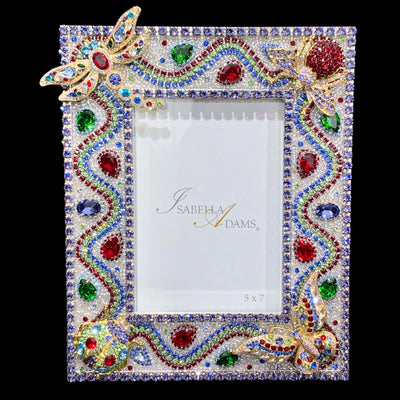 Isabella Adams Classic Rainbow Bug Garden 5x7 Picture Frame