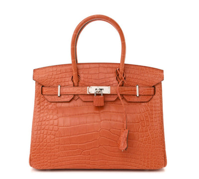 Hermès Matte Alligator Birkin 30 in Pain d'Epices