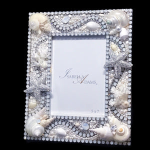 Isabella Adams 5 X 7 Classic Opal Sea Life Picture Frame