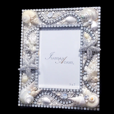 Isabella Adams 5 X 7 Classic Opal Sea Life Picture Frame
