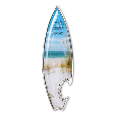 The Amelia Island Surfboard Magnet