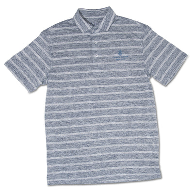 The Ritz-Carlton, Amelia Island Striped Performance Polo in Navy