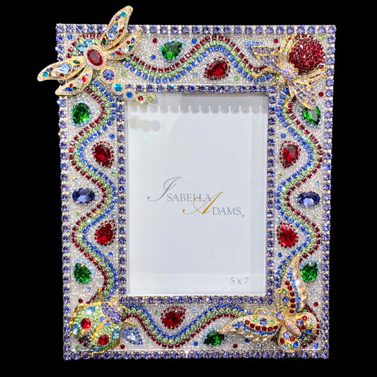 Isabella Adams Classic Rainbow Bug Garden 5x7 Picture Frame
